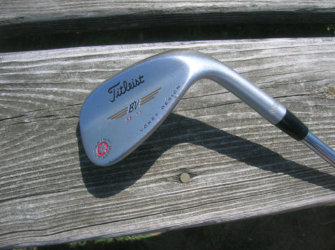 Titleist Vokey 09 Spin Milled Satin Chrome 56•11 SW Wedge Flex Shaft Tour Velvet Grip