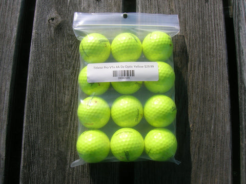 Titleist Pro V1x 4A Dozen Optic Yellow