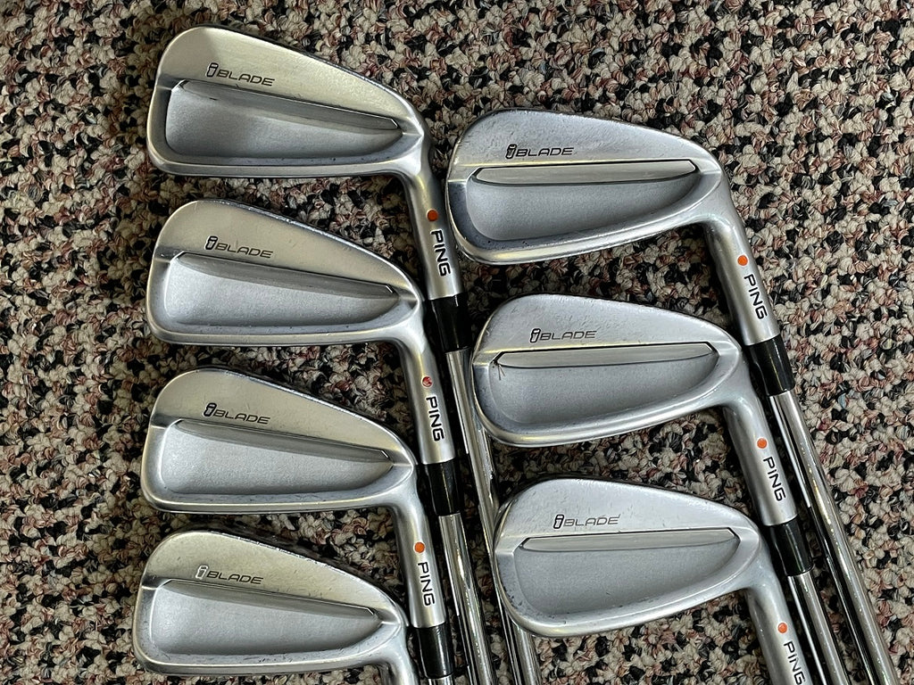 Ping Orange Dot i Blade Iron Set 4-PW KBS Tour 110 R Flex Shafts