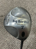 Callaway Big Bertha Steelhead 7 Wood RCH99 Regular Flex Shaft Golf Pride Tour Wrap