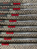 Mizuno MP-20 Iron Set 3-PW KBS Tour 130 Extra Stiff Flex Shafts Iomic Grips