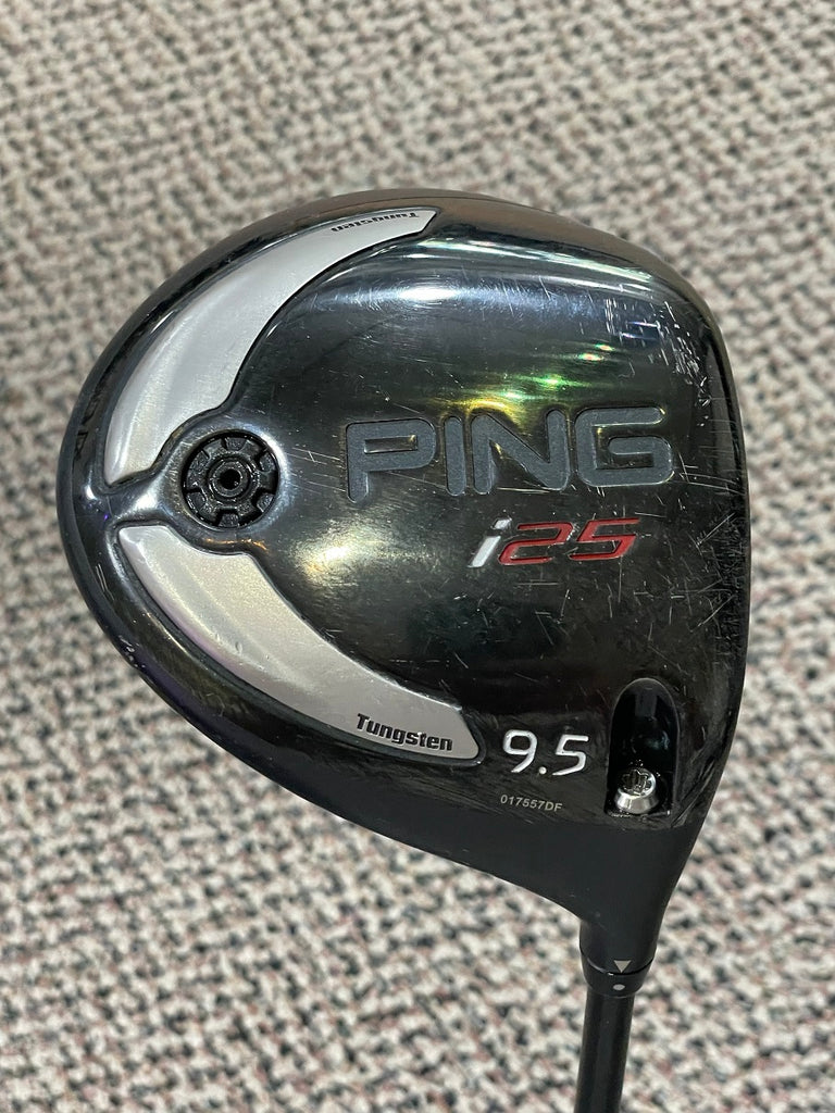 Ping i25 9.5° Driver Ping PWR65 Stiff Flex Shaft Golf Pride MCC Grip
