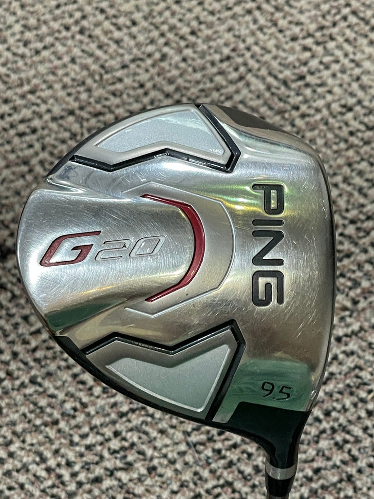 Ping G20 9.5° Driver Ping TFC 169D Regular Flex Shaft Golf Pride Tour Wrap Grip