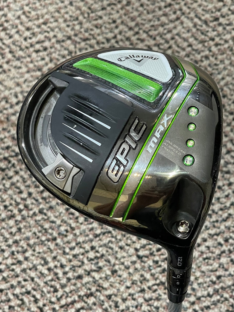 Callaway Epic Max 12° Driver Even Flow 5.5 55g Regular Flex Shaft GP MCC +4 Jumbo Grip