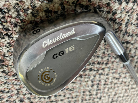 Cleveland CG16 Tour Zip Grooves 48•8 PW Traction Wedge Flex Shaft Grip One Grip