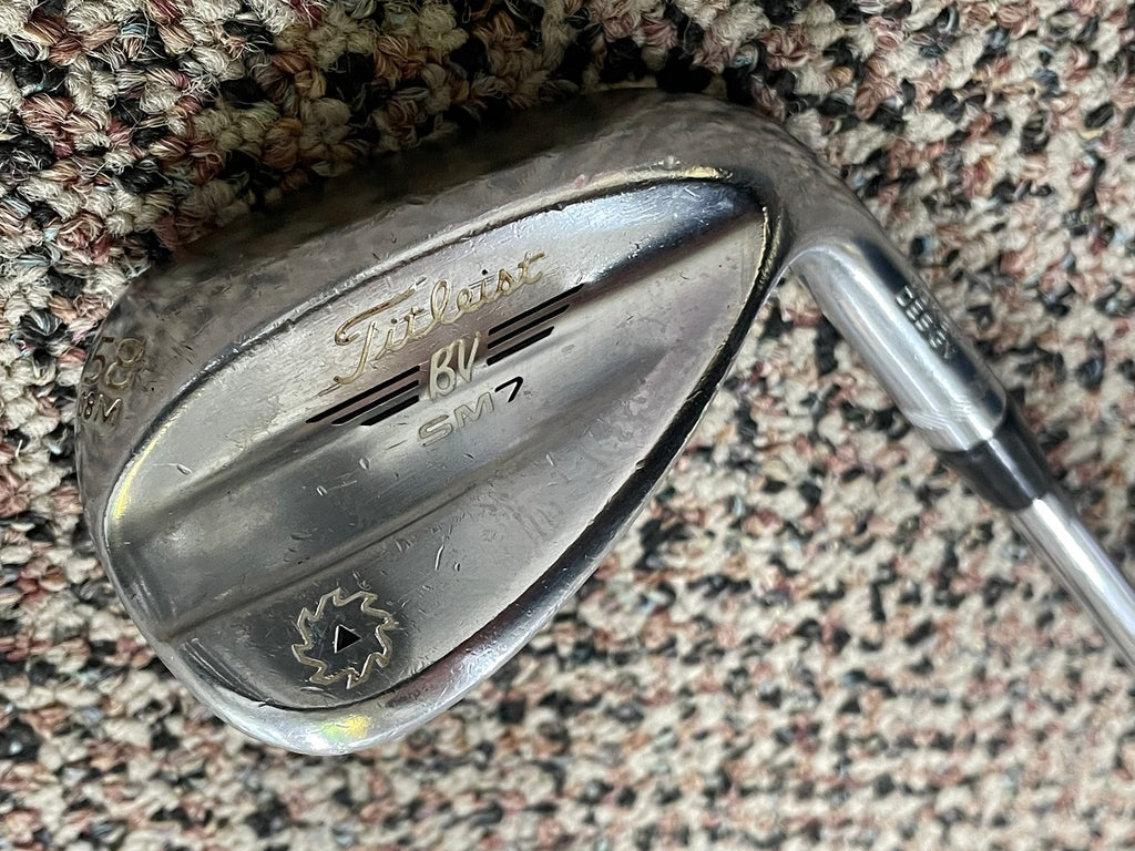 Titleist Vokey SM7 58•08M Lob Wedge SM7 Wedge Flex Shaft Golf Pride MCC +4 Grip