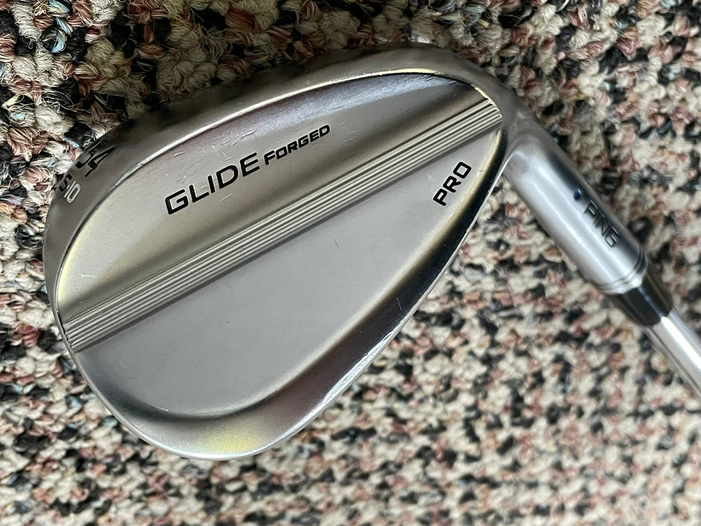 Ping Black Dot Glide Pro Forged 54•10S SW DG Spinner Wedge Flex Shaft GP Arccos Grip