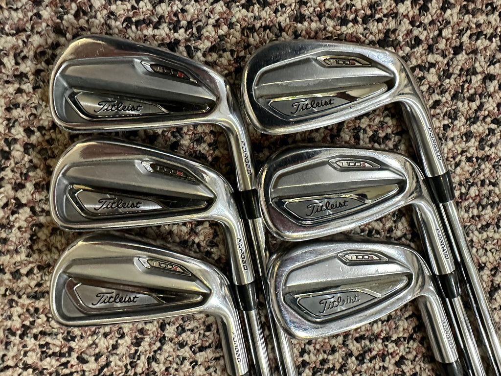 Titleist T100S 2019 Forged Iron Set 5-PW KBS Tour-V 110 S Flex Golf Pride MCC +4 Grips