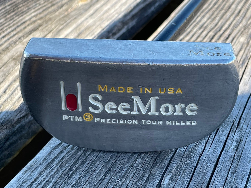 SeeMore PTM3 34" Putter Stainless Steel Shaft SeeMore Grip