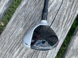 TaylorMade LH M4 22° 4 Hybrid Atmos 6 Regular Flex Shaft Dominant Golf JumboMax SM Grip