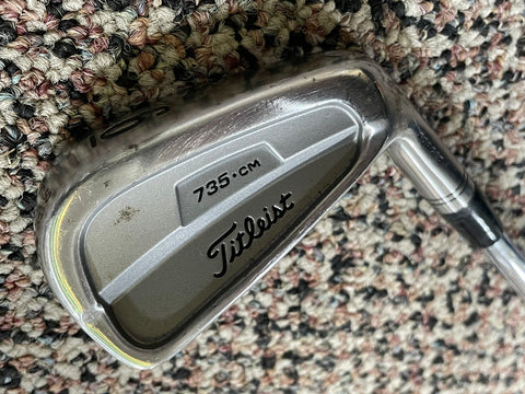 Titleist 735•CM 31° 6 Iron Dynamic Gold S300 Stiff Flex Shaft Golf Pride M580 Grip
