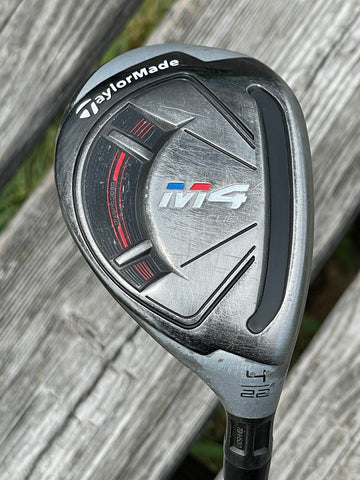 TaylorMade M4 22° 4 Hybrid Atmos 5 Senior Flex Shaft TaylorMade Grip