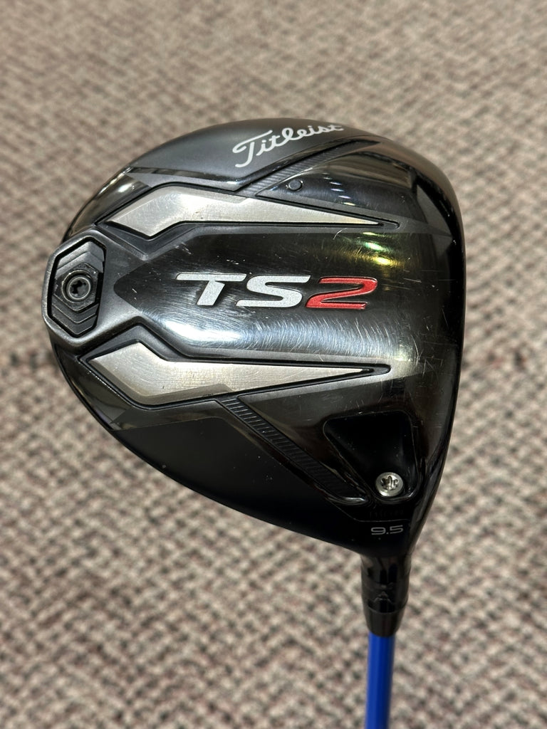 Titleist TS2 9.5° Driver Oban Devotion 6 Stiff Flex Lamkin Crossline Grip