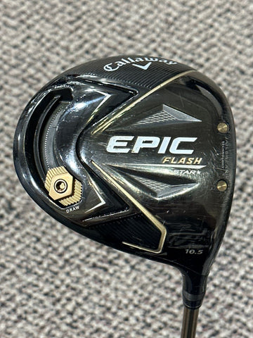 Callaway Epic Flash Star10.5° Driver w/HC Attas Speed Series 30g R Flex GP Grip