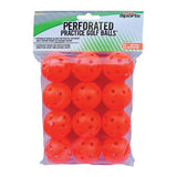 Pride Sports Perforated Practice Golf Balls Dozen