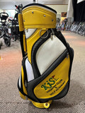 Kis Country Club & Golf Academy Staff Bag 6-Way Divider 12 Pockets Yellow/White