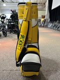 Kis Country Club & Golf Academy Staff Bag 6-Way Divider 12 Pockets Yellow/White
