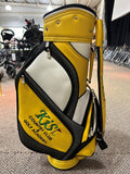 Kis Country Club & Golf Academy Staff Bag 6-Way Divider 12 Pockets Yellow/White