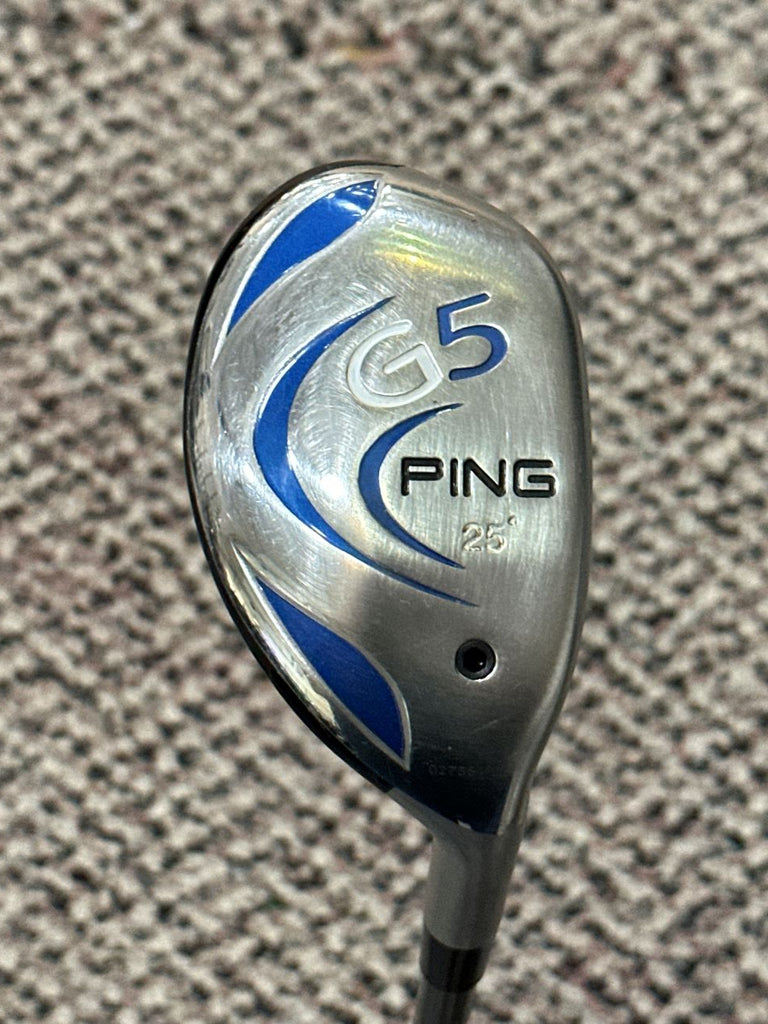 Ping G5 25° 5 Hybrid TFC100H Regular Flex Shaft Golf Pride Grip