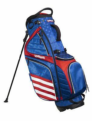 BagBoy HB14 USA Hybrid Stand Bag Red White and Blue 14 Way Divider