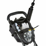 Bag Boy Quad XL Push Cart Silver/Black Top-Lok Handle Mounted Brake 2 Step Fold